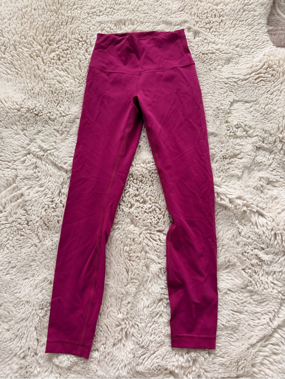 lululemon athletica High-Rise Magenta Wunder train, 25” Leggings